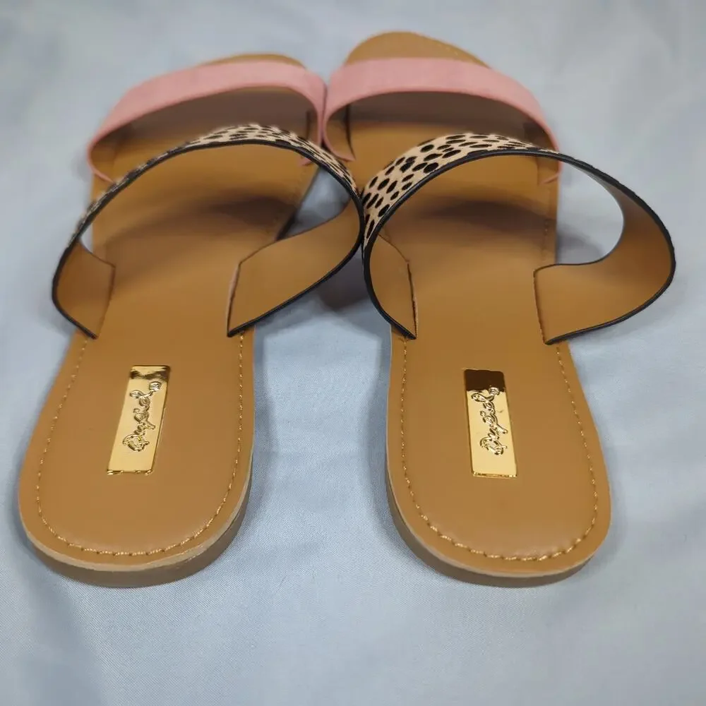 Qupid two strap sandal Shoes Womens Size 9